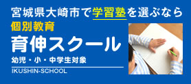 個別教育 育伸スクール 幼児・小学生・中学生対象